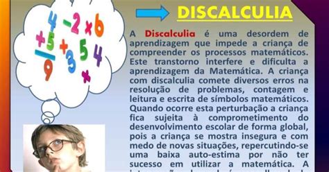 Discalculia Tem Cura - Selma Carvalho: DISCALCULIA - TRANSTORNO DE APRENDIZAGEM DA MATEMÁTICA ...
