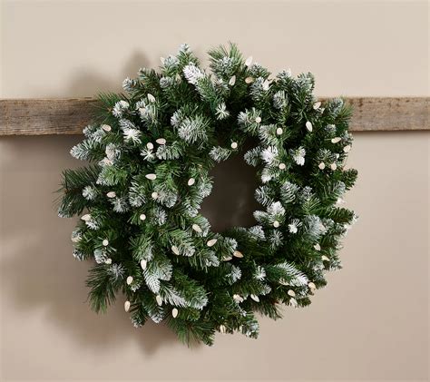 As Is Bethlehem Lights 24 Overlit Wreath W LEDs QVC