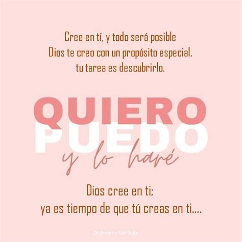 Cree En T Y Todo Ser Posible Dios Te Creo Con Un Prop Sito Especial