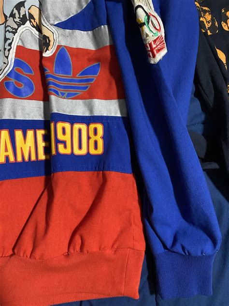 adidas vintage 90s london olympic union 1908/1948 gam… - Gem
