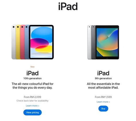 Ipad And Ipad Pro 2022 Heres The Official Pricing In Malaysia