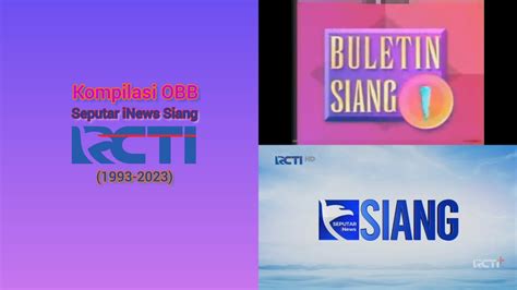 Kompilasi Obb Seputar Inews Siang Di Rcti Youtube