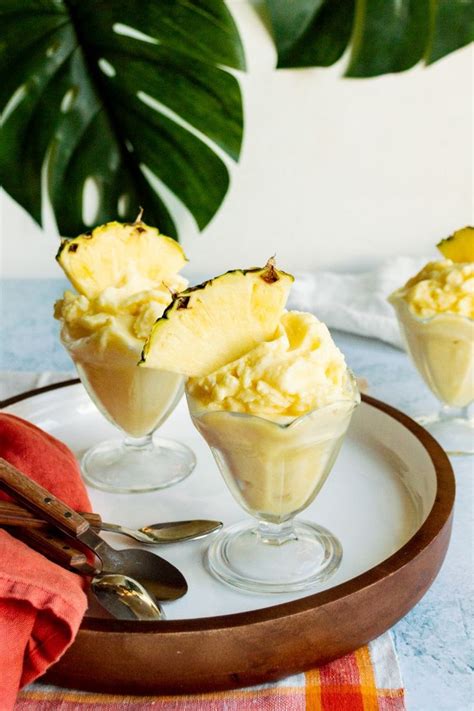 Homemade Dole Pineapple Whip In 2024 Pineapple Soft Serve Hawaiian