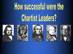 How successful were the chartist leaders