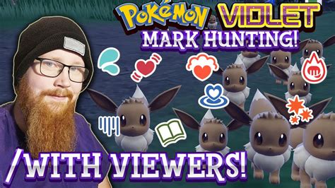 Eevee Mark Shiny Hunting With Viewers Pok Mon Violet Youtube