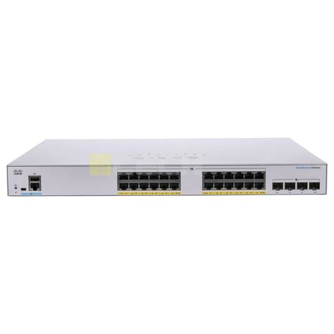 Cisco CBS350 Managed Switch 24 Port GE PoE 4x1G SFP CBS350 24P 4G EU