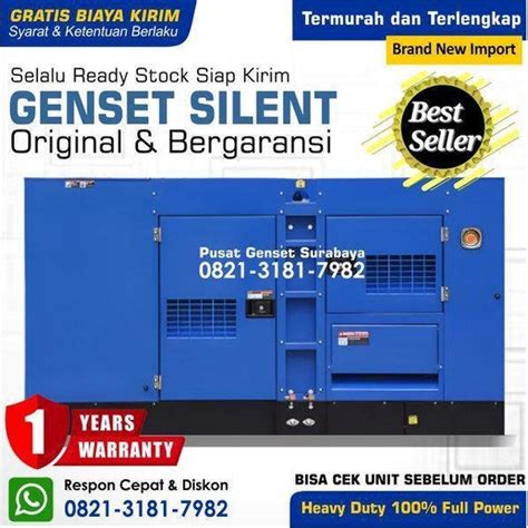 Jual Harga Genset Silent Perkins Kva Pusat Genset Surabaya Shopee