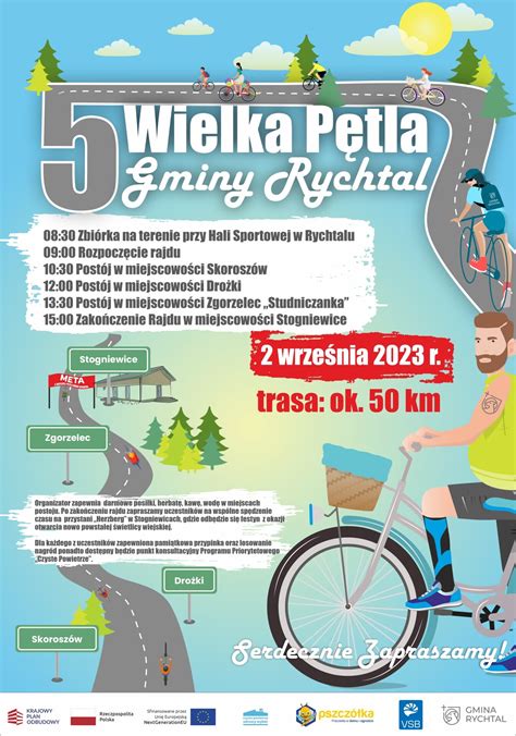 Zapraszamy na 5 Wielką Pętlę Gminy Rychtal 2023 Urząd Miejski Gminy