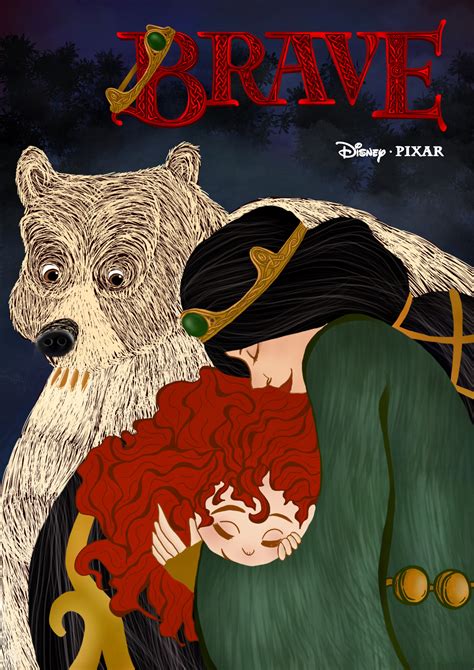 brave disney - art poster on Behance