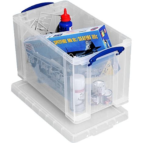 Box Really Useful Boxes Kunststoff Transparent Mit Deckel G Nstig