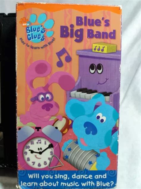 Vhs Blue S Clues Blues Big Band Eur Picclick Fr