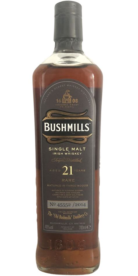 Bushmills 21 Year Old Ratings And Reviews Whiskybase