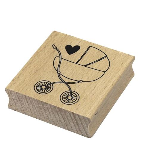 Artoz Stempel Holzstempel Kinderwagen 60 X 60 Mm Motivstemp