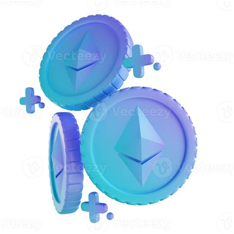 3d Illustration Ethereum Coin 10842606 Png