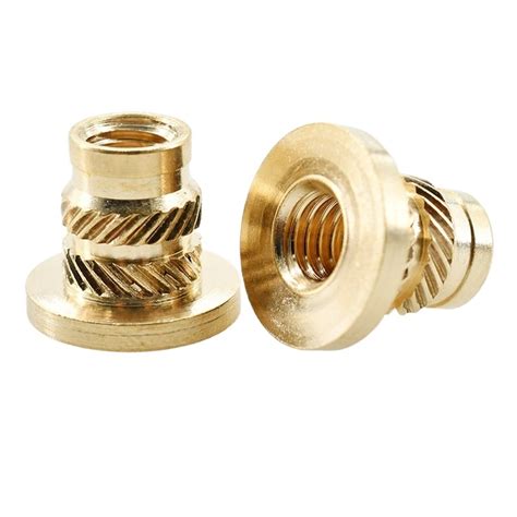 Copper Threaded Nut Inserts M2 M2 5 M3 M4 M5 M6 M8 3D Print Flange T Nuts Knurled Thread Hot