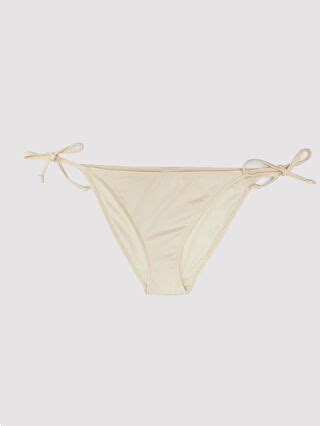 LCW DREAM Ekru Kadın Düz Bikini Alt S AE Z SGG LCW