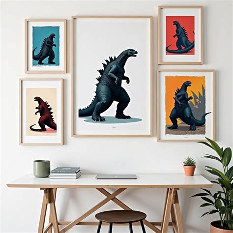 Unleash The Beast Godzilla Wall Art For The Ultimate Fan Online Art