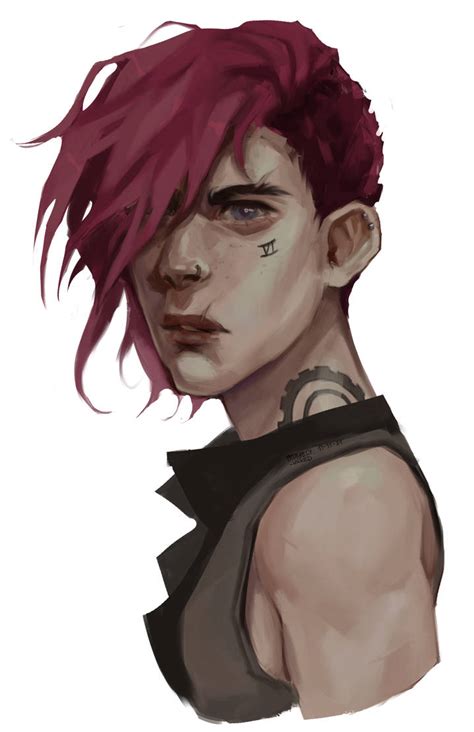 Vi Arcane fanart by ProbablyWicked on DeviantArt