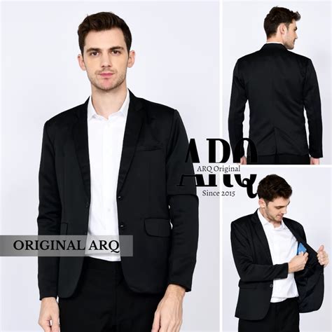 Jual Jas Formal Pria Jas Blazer Vali Jas Pria Formal Kancing Dua Slim