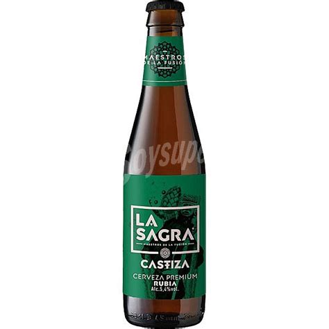 La Sagra Cerveza Rubia Premium Artesana De Toledo Botella Cl