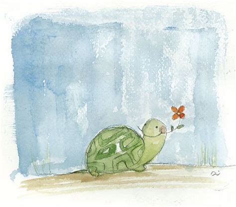 Pin By Elena Erosa On Art 2 In 2024 Turtle Watercolor Illustration