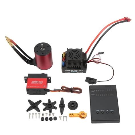 Kimiss Moteur Sans Balais Rc Avec Esc Kv Rc Brushless Motor A Esc