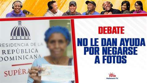 No Le Dan Ayuda Por Negarse A Una Foto El Debate Youtube