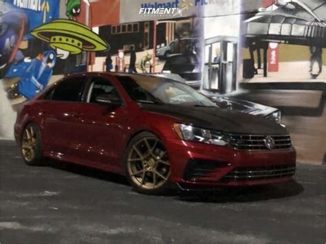 2018 Volkswagen Passat R Line With 19x8 5 Rotiform Kps And Michelin 235x40 On Coilovers