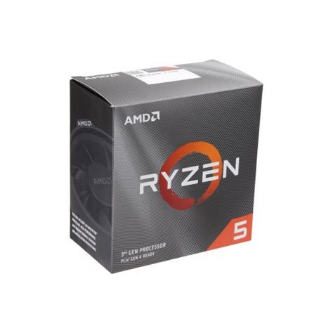 AMD RYZEN 5 3600 6 Core 3 6 GHz 4 2 GHz Max Boost Socket AM4 65W 100