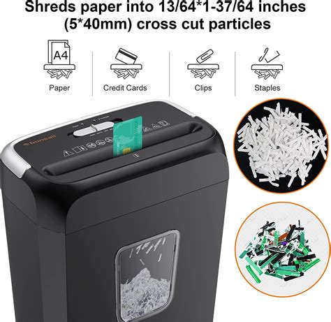 Buy Bonsaii Sheet Cross Cut Paper Shredder Home Office Use Shredder