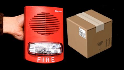 Simplex Speaker Strobe Fire Alarm Unboxing Testing YouTube