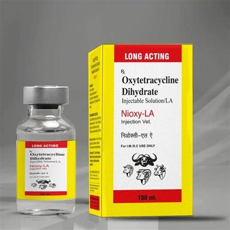 Nioxy La Long Acting Oxytetracycline Dihydrate Injection At Rs 459 In