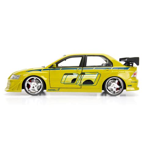 Jada Fast And Furious 124 Brians Mitsubishi Lancer Evolution Vii Angel Grove Toys And Collectables