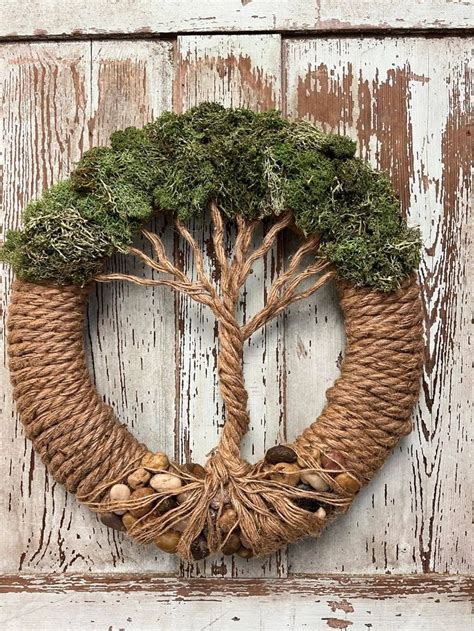 Diy Tree Of Life Wreath The Shabby Tree Easy Diy Wreaths Diy