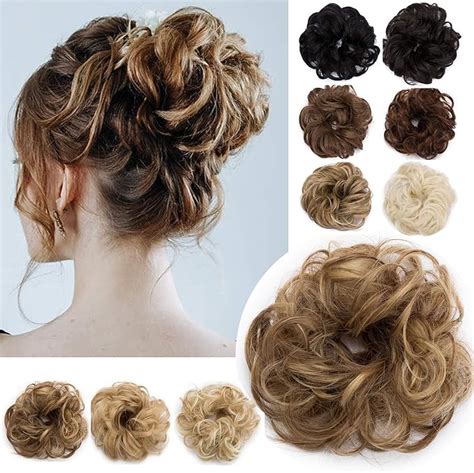 Sego Extension Capelli Finti Chignon Elastico Hair Bun Scrunchie Coda