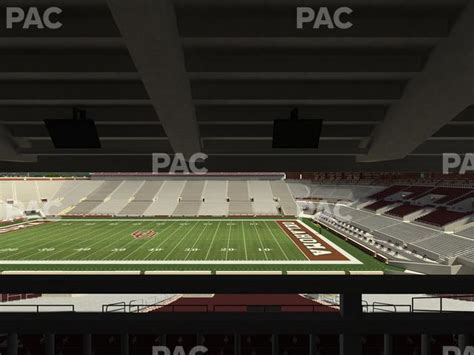 Gaylord Family Oklahoma Memorial Stadium Seating Chart & Seat Views ...