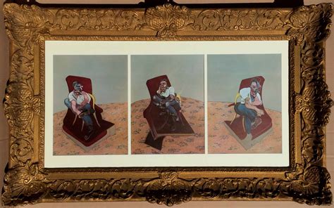 Francis Bacon Triptych Portrait Of George Dyer 1964 Lithograph