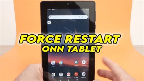 Onn Tablet How To Force Restart YouTube