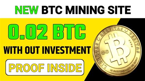 New Free Bitcoin Mining Site Earn Free Btc Mining How To Get