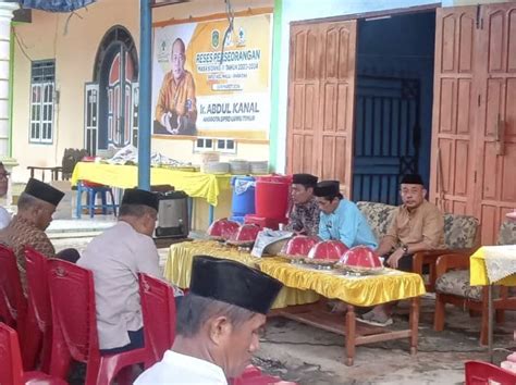 Anggota Dprd Luwu Timur Ir Abdul Kanal Gelar Reses Perseorangan Masa