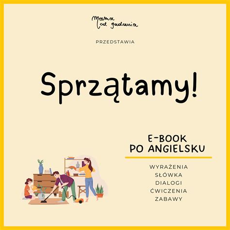 Sprzątamy Po Angielsku ebook Mama Od Gadania