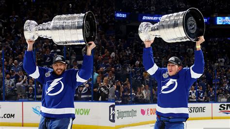 Luke Schenn and Cal Foote win 2021 Stanley Cup championship with Tampa ...