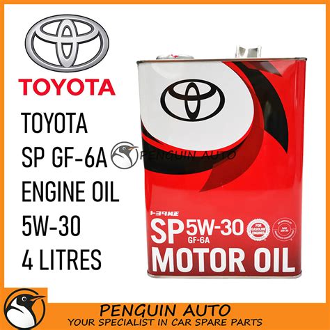 Original Toyota Sn Cf Gf W Fully Synthetic Engine Oil Litres