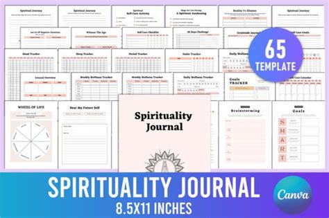 Editable Spirituality Journal For Canva Graphic By Shumaya Creative