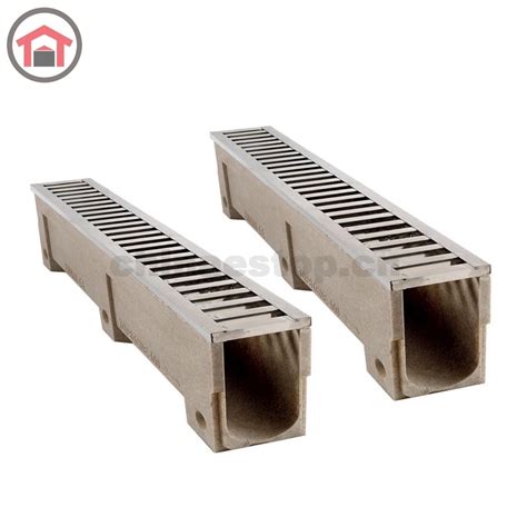 Garden Polymer Concrete Gutter Drainage Covers Rain Water Drain SMC