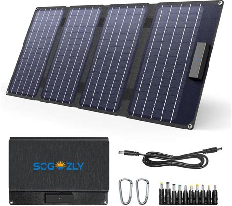 SOGOZLY Portable Solar Panel Review Solar Generators