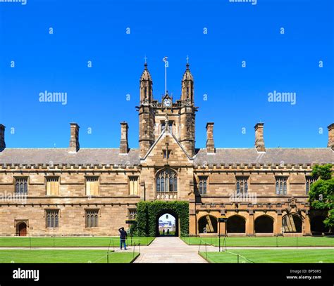 main entrance  quadrangle  sydney university sydney australia