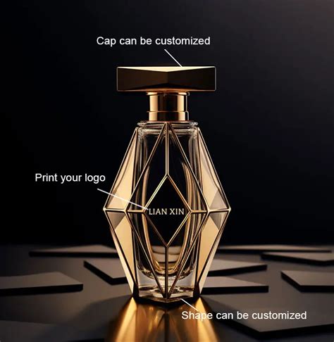 Luxury Custom Perfume Bottle Ml Ml Irregular Shape Perfume Glass