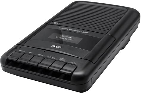 Coby CVR 22 Portable Cassette Recorder Black Amazon Ca Electronics