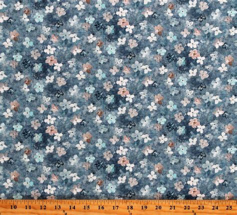 Cotton Flower Clusters Floral Designs Summer Spring Painted Appearance